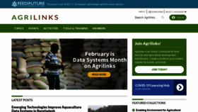 What Agrilinks.org website looked like in 2021 (3 years ago)