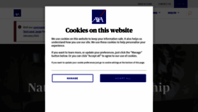 What Axa.co.uk website looked like in 2021 (3 years ago)