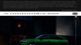 What Audi.com.mx website looked like in 2021 (3 years ago)