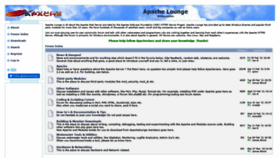What Apachelounge.com website looked like in 2021 (3 years ago)