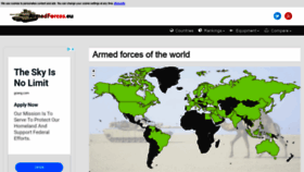What Armedforces.eu website looked like in 2021 (3 years ago)