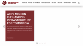 What Aiib.org website looked like in 2021 (3 years ago)
