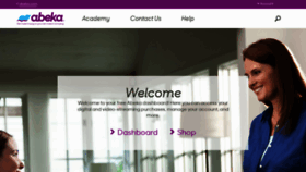 What Athome.abeka.com website looked like in 2021 (3 years ago)