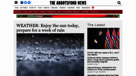 What Abbynews.com website looked like in 2021 (3 years ago)