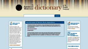 What Ahdictionary.com website looked like in 2021 (3 years ago)