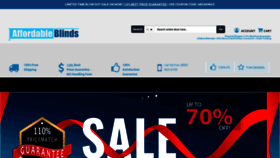 What Affordableblinds.com website looked like in 2021 (3 years ago)