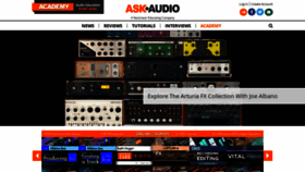 What Ask.audio website looked like in 2021 (3 years ago)