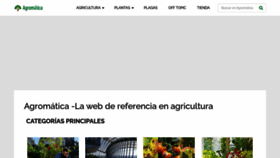 What Agromatica.es website looked like in 2021 (3 years ago)