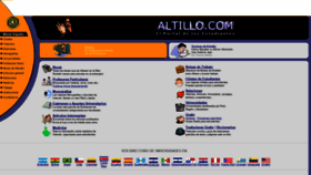 What Altillo.com website looked like in 2021 (3 years ago)