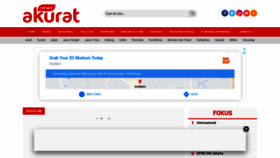 What Akuratnews.com website looked like in 2021 (3 years ago)