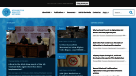 What Afghanistan-analysts.org website looked like in 2021 (3 years ago)