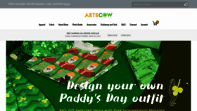 What Artscow.com website looked like in 2021 (3 years ago)