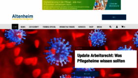 What Altenheim.net website looked like in 2021 (3 years ago)