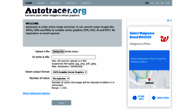 What Autotracer.org website looked like in 2021 (4 years ago)