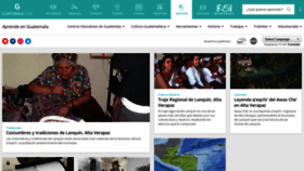 What Aprende.guatemala.com website looked like in 2021 (3 years ago)