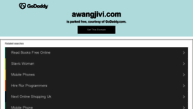 What Awangjivi.com website looked like in 2021 (3 years ago)