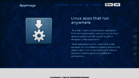 What Appimage.org website looked like in 2021 (3 years ago)