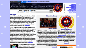 What Americanhungarianfederation.org website looked like in 2021 (3 years ago)