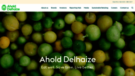 What Aholdusa.com website looked like in 2021 (3 years ago)