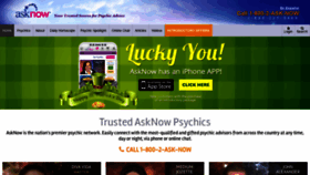 What Asknow.com website looked like in 2021 (4 years ago)