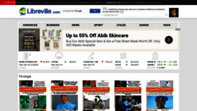 What Alibreville.com website looked like in 2021 (3 years ago)