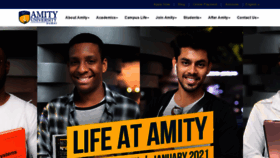What Amityuniversity.ae website looked like in 2021 (4 years ago)