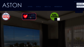 What Astonhotelsinternational.com website looked like in 2021 (3 years ago)