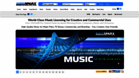 What Audiosparx.com website looked like in 2021 (3 years ago)