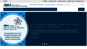 What Aaaai.org website looked like in 2021 (3 years ago)