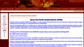 What Apqn.org website looked like in 2021 (3 years ago)
