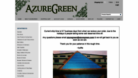What Azuregreen.net website looked like in 2021 (3 years ago)