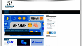 What Arobase.org website looked like in 2021 (5 years ago)