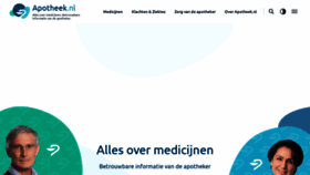 What Apotheek.nl website looked like in 2021 (3 years ago)
