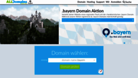 What Alldomains.hosting website looked like in 2021 (4 years ago)