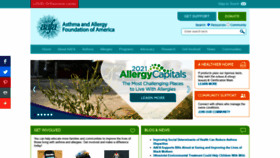 What Aafa.org website looked like in 2021 (3 years ago)