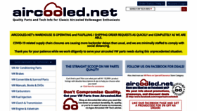 What Aircooled.net website looked like in 2021 (3 years ago)