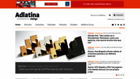 What Adlatina.com website looked like in 2021 (3 years ago)