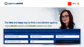 What Agencycentral.co.uk website looked like in 2021 (3 years ago)