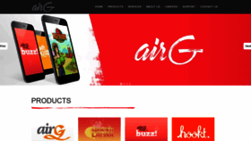 What Airg.com website looked like in 2021 (3 years ago)