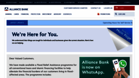 What Alliancebank.com.my website looked like in 2021 (3 years ago)