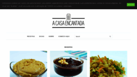 What Acasaencantada.com.br website looked like in 2021 (3 years ago)