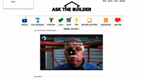 What Askthebuilder.com website looked like in 2021 (3 years ago)