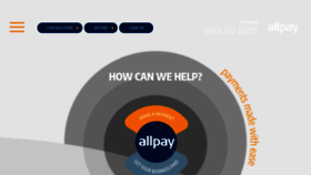 What Allpay.net website looked like in 2021 (3 years ago)
