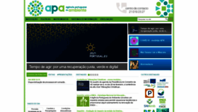What Apambiente.pt website looked like in 2021 (3 years ago)