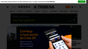What Atribuna.com.br website looked like in 2021 (3 years ago)