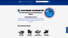 What Amazingmagnets.com website looked like in 2021 (3 years ago)