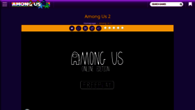 What Amongus-2.com website looked like in 2021 (3 years ago)