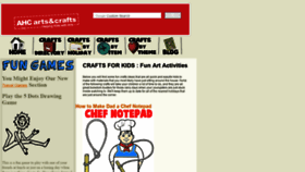 What Artistshelpingchildren.org website looked like in 2021 (3 years ago)