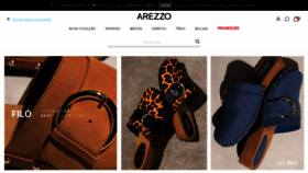 What Arezzo.com.br website looked like in 2021 (4 years ago)