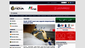 What Agenzianova.com website looked like in 2021 (3 years ago)